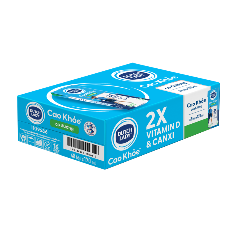 DUTCH LADY STT cao khỏe có đường 170ml