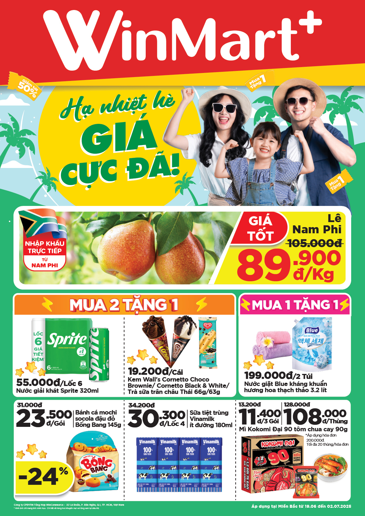 Cẩm Nang Mua sắm WinMart Plus từ 19/06/2025 - 02/07/2025 khu vực Miền ...