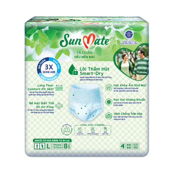 Tã quần người lớn Sunmate L8