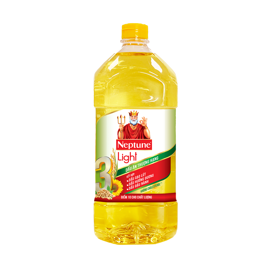 Dầu ăn thượng hạng Neptune Light can 2 lít